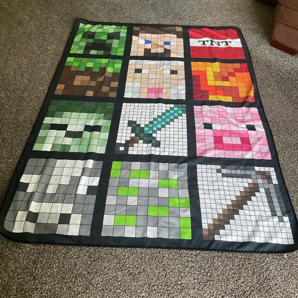 Pixel Art Gaming Blanket